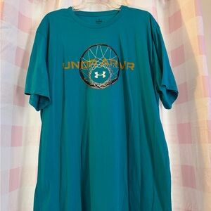 Under Armour Men's Teal Graphic Tee